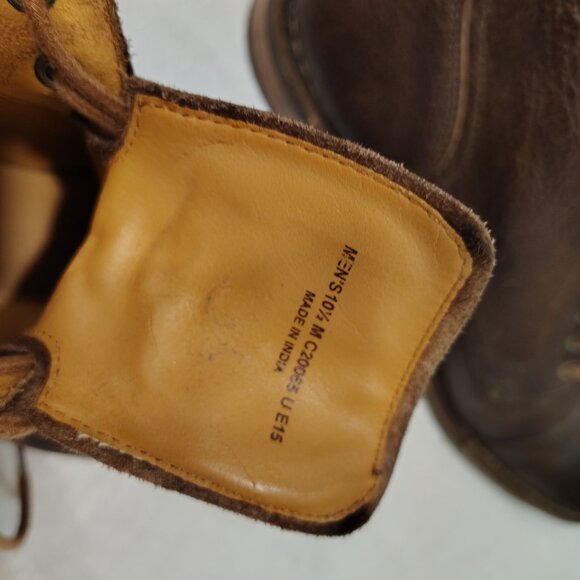 Cole Haan Men’s Chestnut Brown Leather Lace Up Chukka Boots Size 10 1/2 - Picture 10 of 13